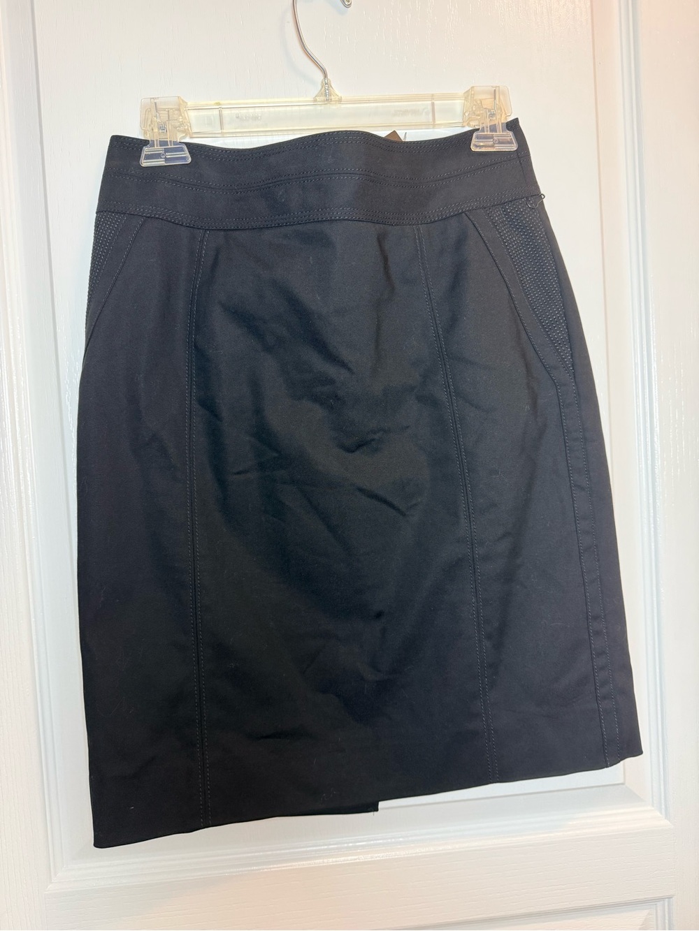 NWT White House Black Market Perfect Form Black Pencil Skirt